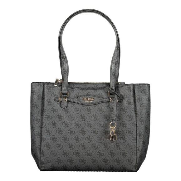 Guess Jeans Nero Polyurethane Women Women's Handbag